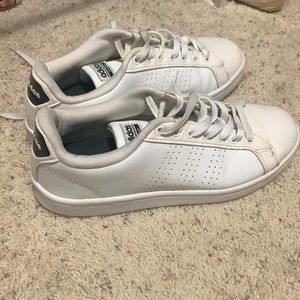 Adidas white cloud foam sneakers